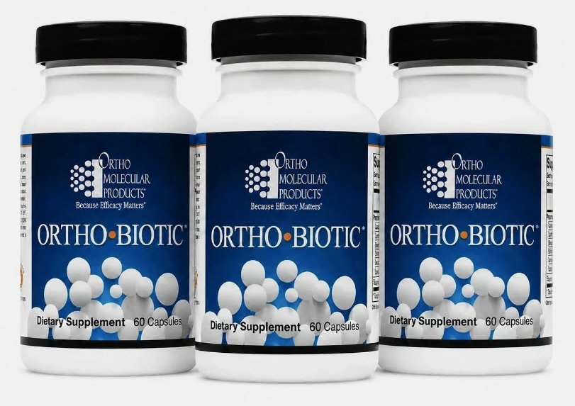 ORTHO BIOTIC 60 CAPSULES Digestive & Gut Health Pack of 3 thumbnail 2